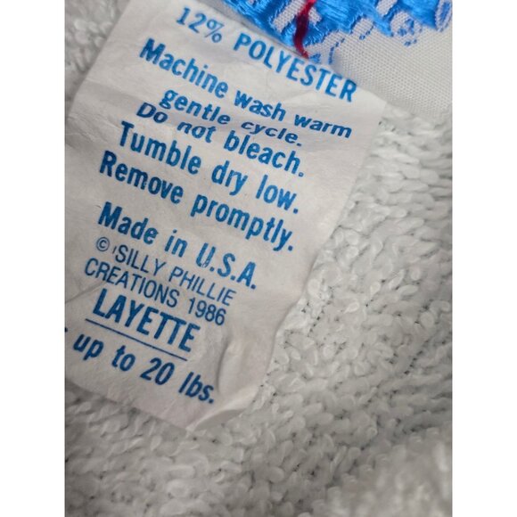 Vintage Baby Hooded Bath Towel Bunny - Picture 4 of 10